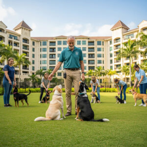 community dog training at condo community