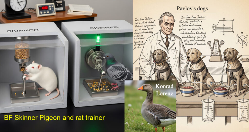 Human and animal-behavior comparative psychology